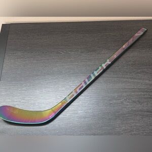 NEW 2025 Bauer Mystery Mini Hockey Stick — CHAMELEON CHROME Right Handed (New)